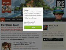 Tablet Screenshot of playboombeach.com
